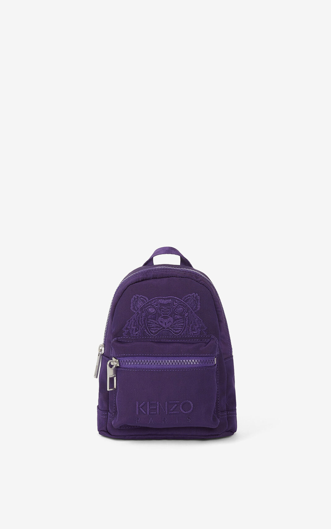 Mochila Kenzo Mini Lona Kampus Tiger Feminino - Roxo | 653CVMIOZ